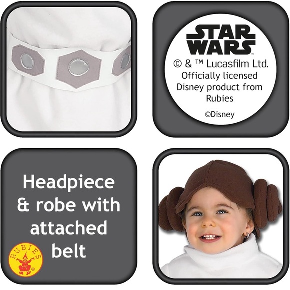 Costume Star Wars Princess Leia - Picture 2 of 3